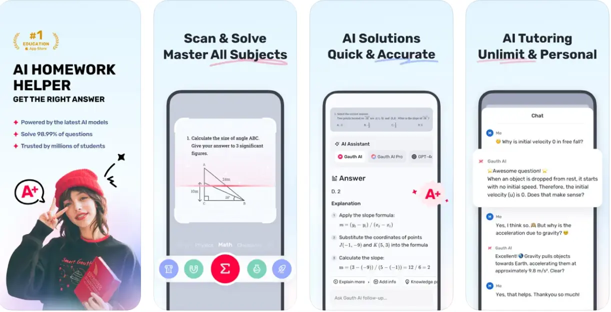 Gauth educational App